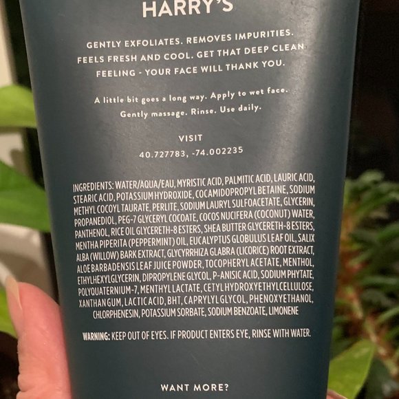 Harry's Face Wash Gentle Exfoliant with Peppermint - Picture 3 of 5